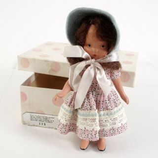 Nancy Ann Storybook Doll - 115 Lucy Locket - Bisque,  Frozen Leg,