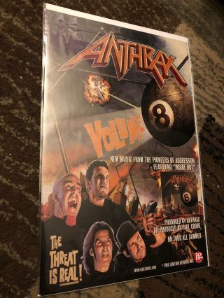 Anthrax - Volume 8:the Threat Is Real (1998 Comic Book Promo) Thrash