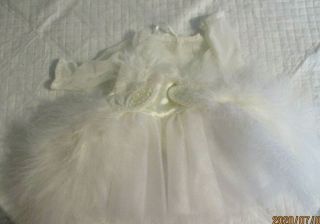 American Girl Doll Swan Lake Ballet Costume Dress W Feathers Only 2002