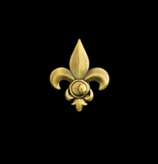 Phish Pin Antique Gold Fleur De Lis (lp) Live Phish Logo Lapel Pin 3d Molded