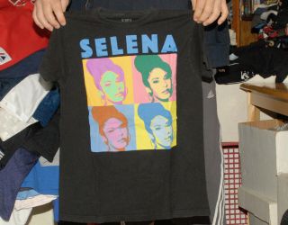 Selena T Shirt Official Merch Med Rip Ranchero Latin Pop Diva Psych Art