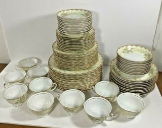 70 - Pc Meito Dalton Hand Painted China Japan ^^^ Ten Complete Place Settings^^^