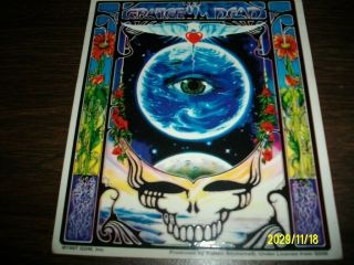 Grateful Dead " Eyes Of The World " 5 " X 6 " Rare Oop Vintage Window Decal 1997