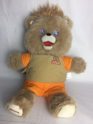 Teddy Ruxpin Bear Doll Plush Talking Bear Storytelling