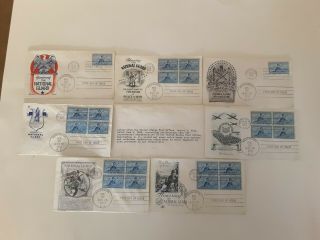 Honoring The National Guard 3 Cent 1953 First Day Covers.  Error.  Double Stamped