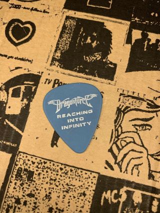 Dragonforce Reaching Into Infinity Guitar Pick Tour