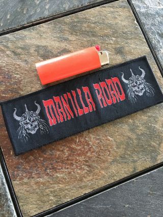 Manilla Road Woven Strip Patch