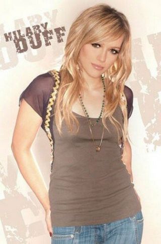 Hilary Duff Poster - Cute Hot Shot - Rare 24x36