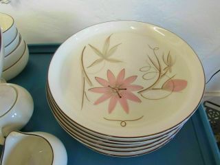 Mid Century Winfield Dragon Flower And Passion Flower Dishes 60 Piece Set