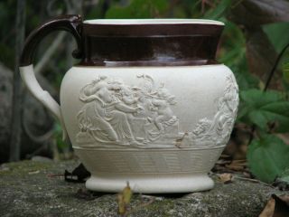 Wedgwood Britania/minerva Adams Benjamin 1805 - 21 White Smear - Glazed Stoneware