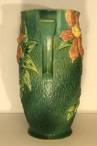 Roseville Impressive Green Clematis Vase 112 - 12 