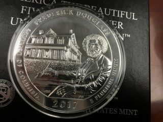 2017 - P Frederick Douglas Doc Atb 5 Ounce Coin - Collector Version