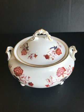 Royal Crown Derby - Bali Round Covered Vegetable Bowl Ely/chelsea Pattern A1100