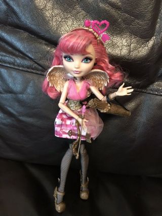Ever After High C.  A.  Cupid Doll With Accessories Mattel
