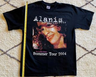 Alanis Morissette 2004 Barenaked Ladies Tour Concert T Shirt So Called Chaos
