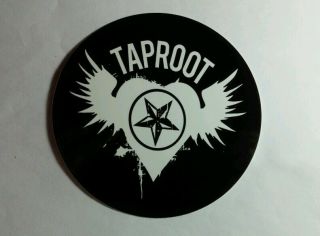 Taproot B&w Our Long Road Home Heart Wings Star 4 " Music Sticker