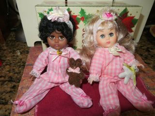 Vogue Ginny Best Friends African American&blond Dolls 8 " - Christmas Ready