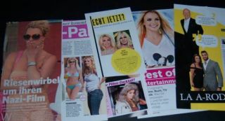Britney Spears 38 Pc German Clippings Full Pages Cover