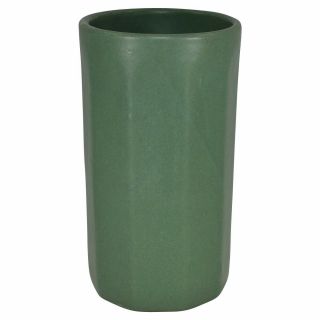 Zanesville Stoneware Art Pottery Matte Green Vase