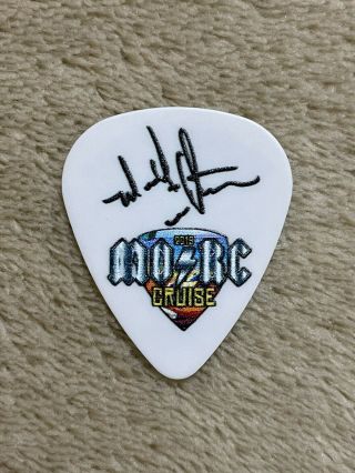 Queensryche “michael Wilton” 2018 Monsters Of Rock Cruise Guitar Pick - Rare