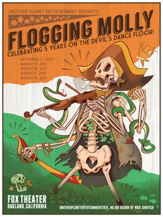 Flogging Molly 13x19 Poster 2
