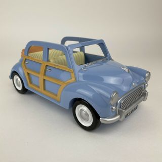 Sylvanian Families Vehicle Light Blue Family Car By Flair - 100 Complete,  Case