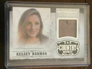 C2500 Kelsey Harmon 2014 Panini Country Music Musician Materials Relic /399