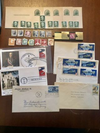 Vintage Stamps 1,  2,  5,  7,  8,  10,  22 Cent,  Lot Abraham Lincoln - Washington - Jefferson