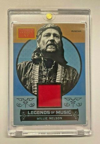 2014 Panini Golden Age Willie Nelson Relic Legends Of Music 7