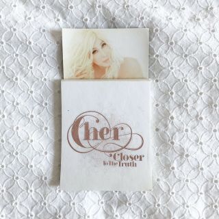 Cher Closer To The Truth Promo Notepad Note Pad Limited Rare Magnet