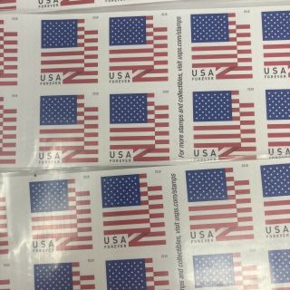 US American Flag Forever Stamps 2018 USPS US First Class Postage 120 Ct 3