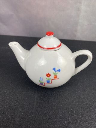 Retired Pleasant Co American Girl Molly Teapot To China Tea Set With Lid