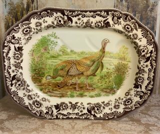 Copeland Spode Wild Turkey Platter