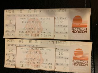 Alanis Morissette 1999 Full Concert Tickets