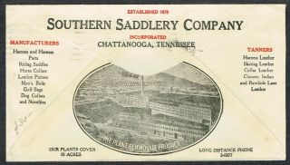 Usa 1935 Advertising Cover Southern Saddlery Co Chattanooga Tennessee