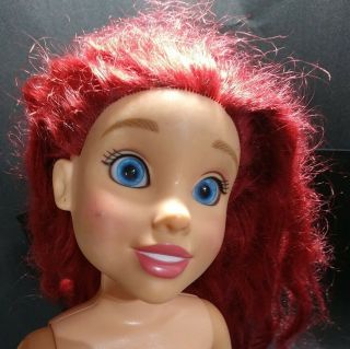 2010 Disney Princess And Me Ariel 20 " Doll From Jakks Pacific No Outfit Dress