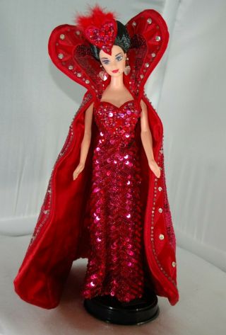 1994 Mattel Bob Mackie Queen Of Hearts Barbie Doll Limited Edition,  No Box