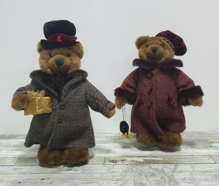 Russ Berrie Plush Bears - Olivia And Oliver Christmas - Bears From The Past