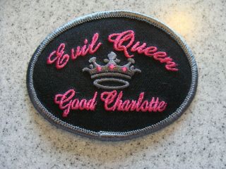 Good Charlotte Evil Queen Iron On Embroidered Patch