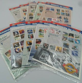 Celebrate The Century,  Complete Set Of 10 Packages 1900 