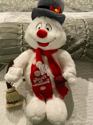 Build A Bear Workshop Frosty The Snowman Plush 18 " |buy 1 Get 1 50 Off|