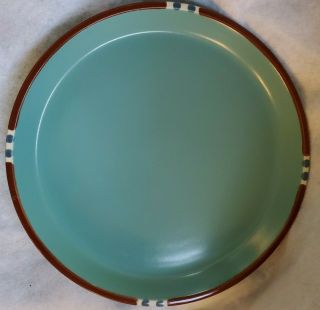 Dansk Mesa Turquoise Set Of 4 Dinner Plates