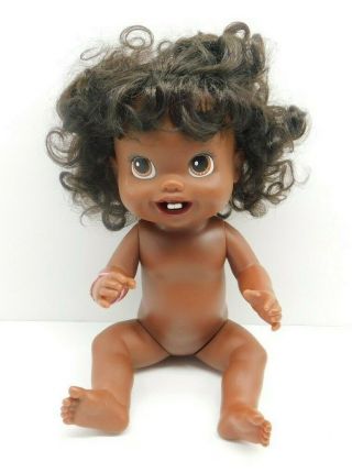 Hasbro Baby Alive First Teeth 2010 Drinks Wets African American Baby Doll