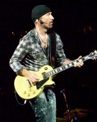 The Edge U2 Guitarist Live Music 8 X 10 Glossy Photo Poster Print Legend