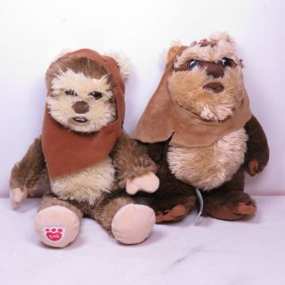 Build A Bear,  Disney Parks Star Wars Ewok Plush Stuffed Toy Animal Bear