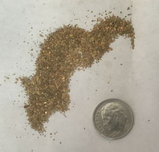 3.  56 Grams Alaskan Placer Gold Fine Natural Raw Flake Forty Mile Alaska