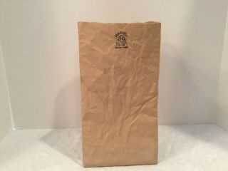 Michael Harvey Craft 14 Brown Paper Bag Sack Ceramic Pottery Vase 12” Tall Art