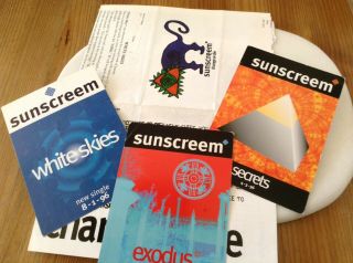 Sunscreen Promo Flyers& Ist News Sheet 3 Postcards