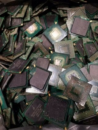 Scrap Ic Chips,  5 Pounds For Metal Recovery Of Gold Bullion 5 Lbs