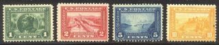 U.  S.  397 - 400 - 1913 1c - 10c Pan - Pacific ($361)